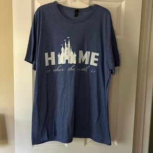 Home is where the Castle is / Disney t-shirt 2x